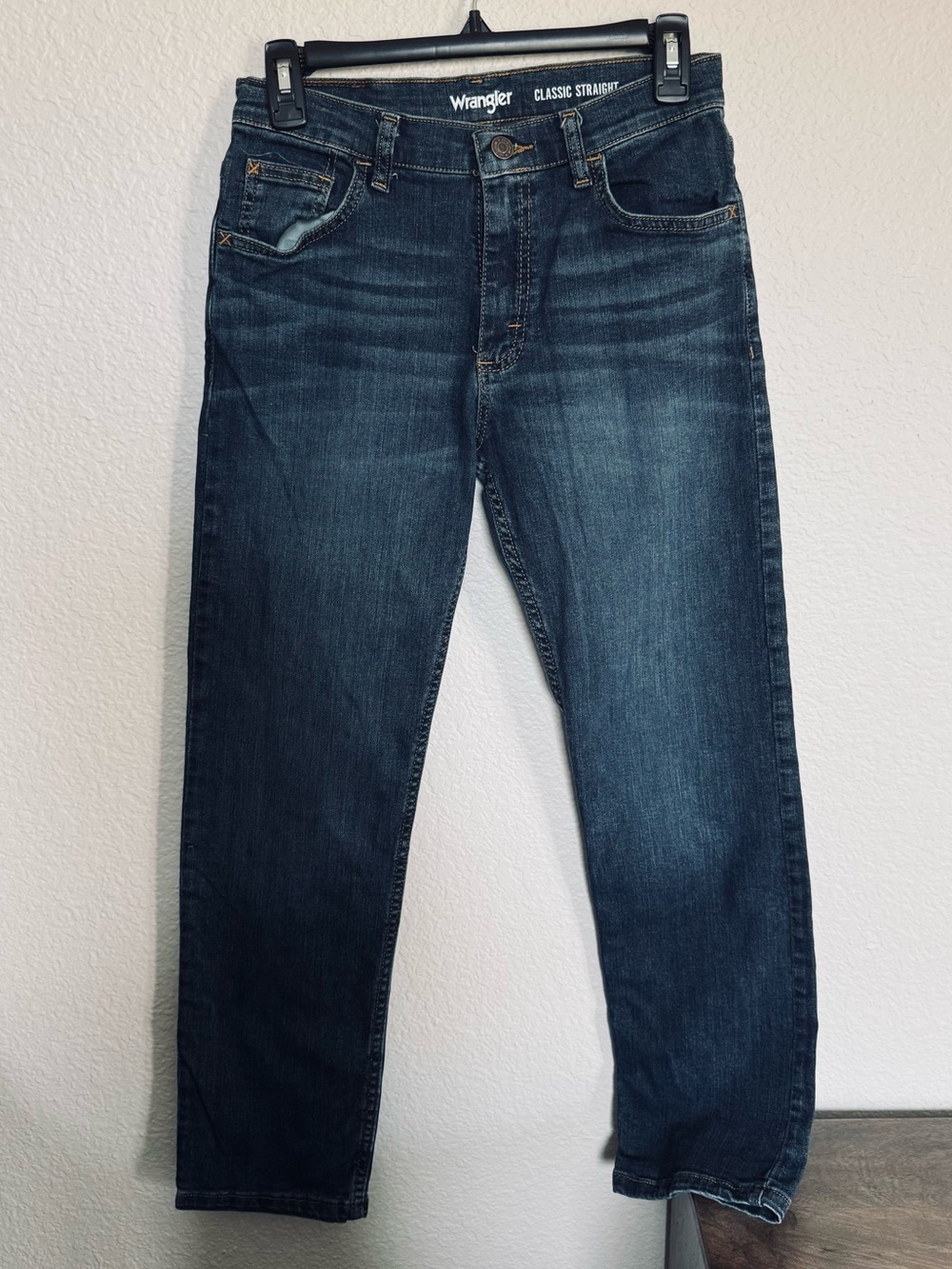 Wrangler Classic Straight Girls Denim Jeans 14 Reg